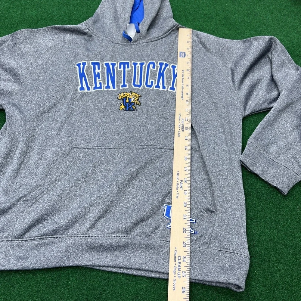 University of Kentucky Wildcats Gray Hoodie‎ Sweater Mens Size Large